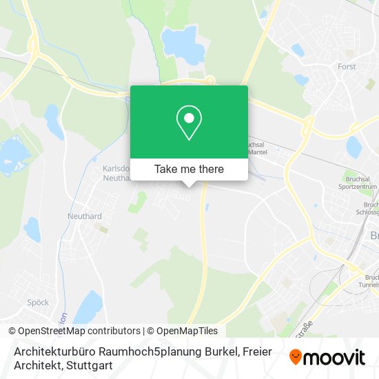Architekturbüro Raumhoch5planung Burkel, Freier Architekt map