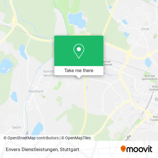 Карта Envers Dienstleistungen