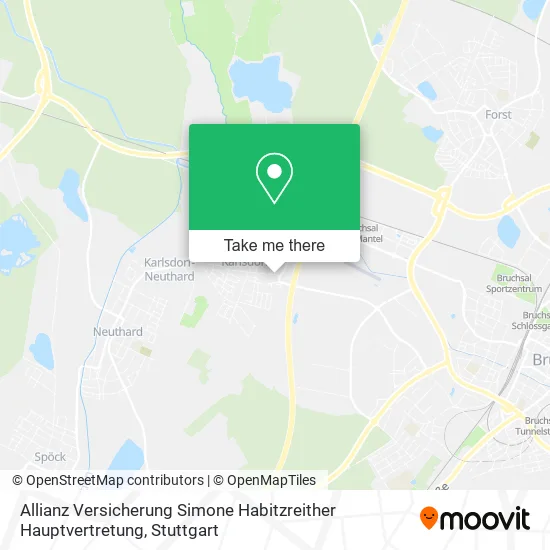 Allianz Versicherung Simone Habitzreither Hauptvertretung map