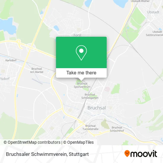 Карта Bruchsaler Schwimmverein