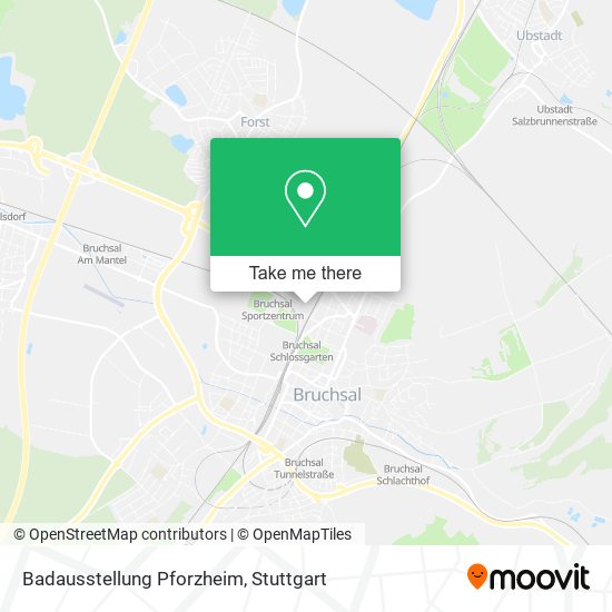 Badausstellung Pforzheim map
