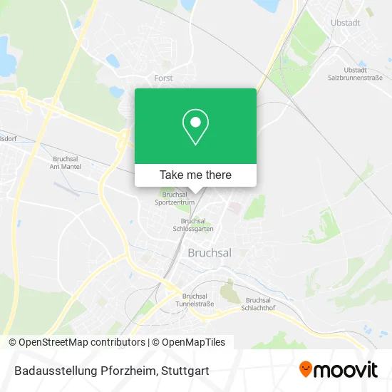 Карта Badausstellung Pforzheim