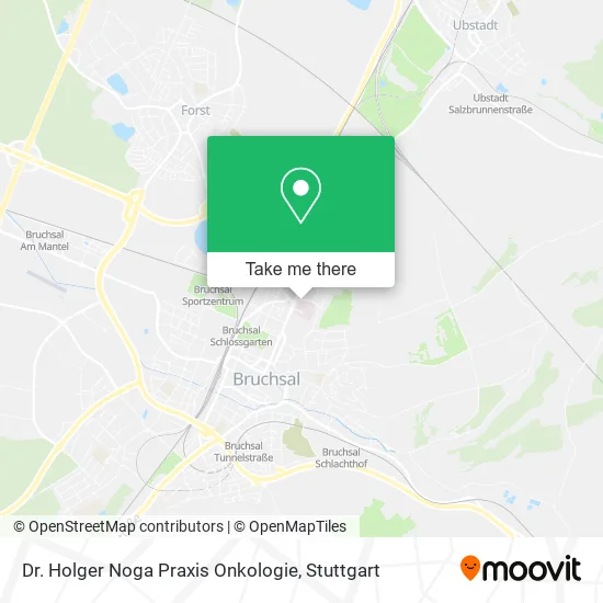 Карта Dr. Holger Noga Praxis Onkologie