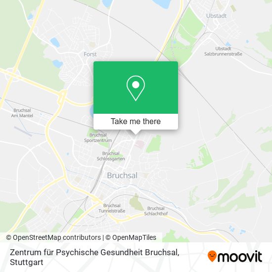 Zentrum für Psychische Gesundheit Bruchsal map