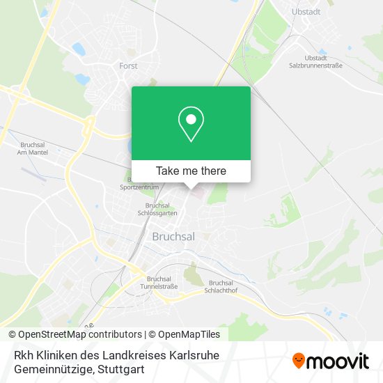 Rkh Kliniken des Landkreises Karlsruhe Gemeinnützige map