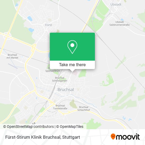 Fürst-Stirum Klinik Bruchsal map