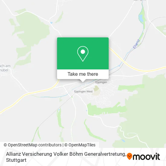 Карта Allianz Versicherung Volker Böhm Generalvertretung