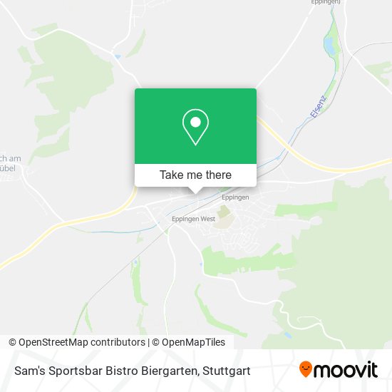 Карта Sam's Sportsbar Bistro Biergarten