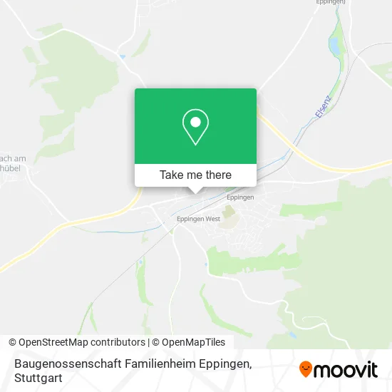 Карта Baugenossenschaft Familienheim Eppingen