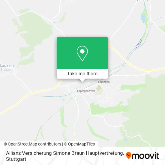 Allianz Versicherung Simone Braun Hauptvertretung map