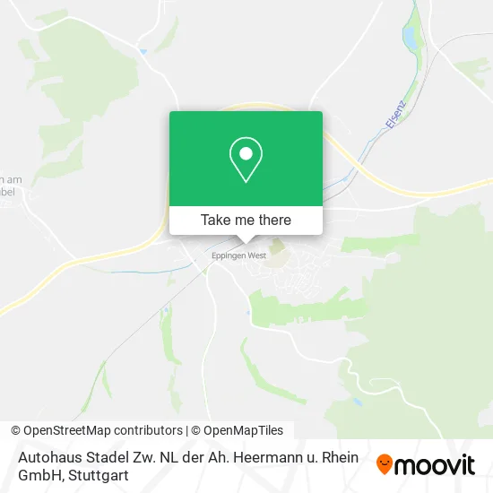 Карта Autohaus Stadel Zw. NL der Ah. Heermann u. Rhein GmbH