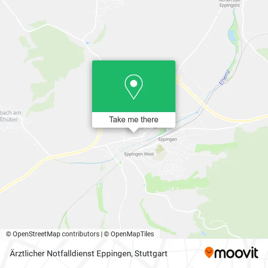 Карта Ärztlicher Notfalldienst Eppingen