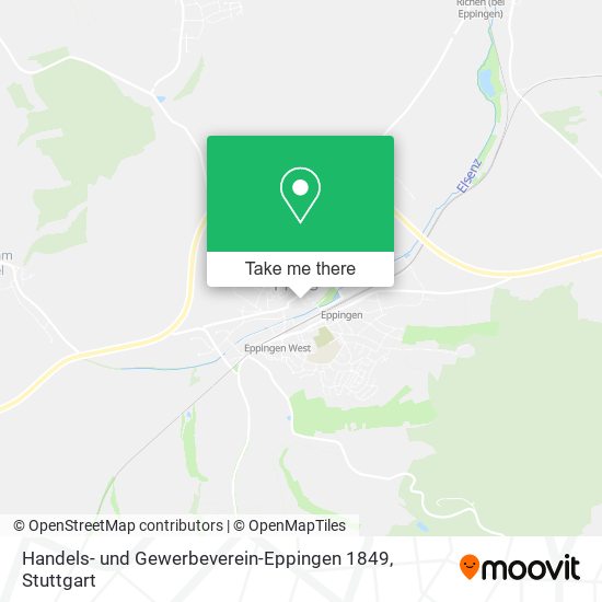 Handels- und Gewerbeverein-Eppingen 1849 map