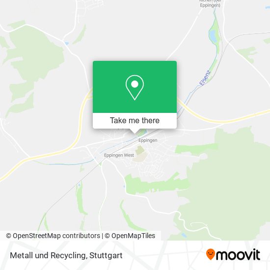 Карта Metall und Recycling