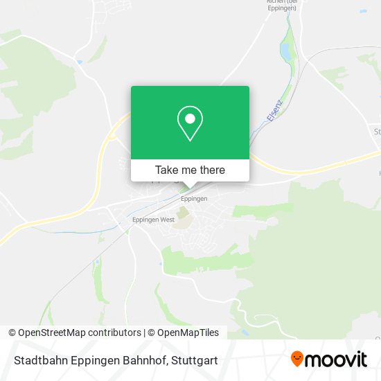Stadtbahn Eppingen Bahnhof map