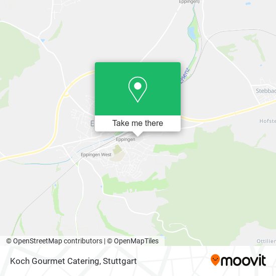 Koch Gourmet Catering map