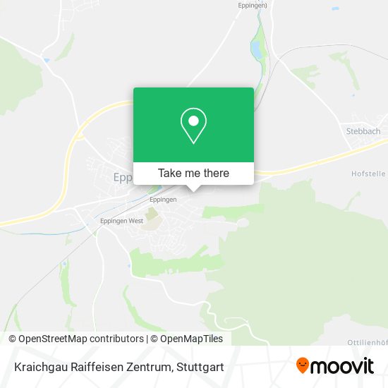 Kraichgau Raiffeisen Zentrum map