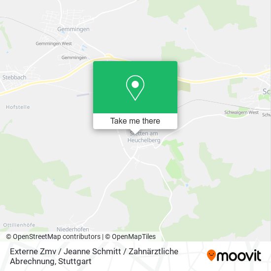 Externe Zmv / Jeanne Schmitt / Zahnärztliche Abrechnung map