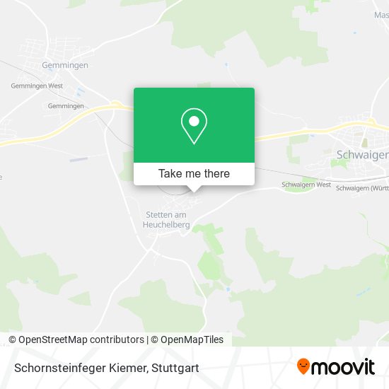 Schornsteinfeger Kiemer map