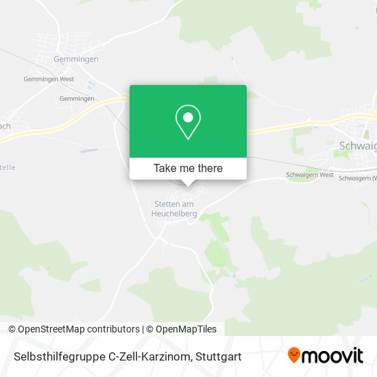 Selbsthilfegruppe C-Zell-Karzinom map
