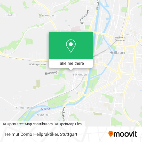 Helmut Como Heilpraktiker map