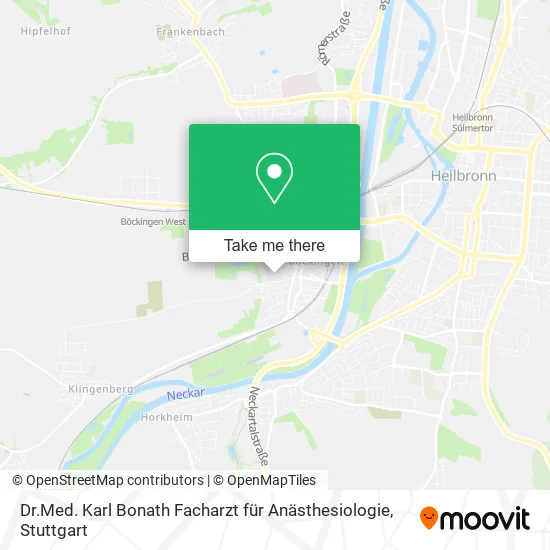 Dr.Med. Karl Bonath Facharzt für Anästhesiologie map