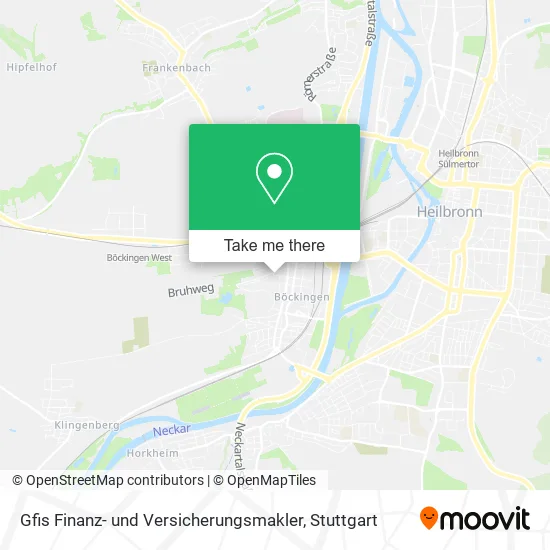 Карта Gfis Finanz- und Versicherungsmakler