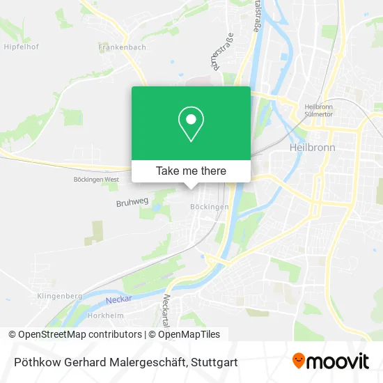 Карта Pöthkow Gerhard Malergeschäft