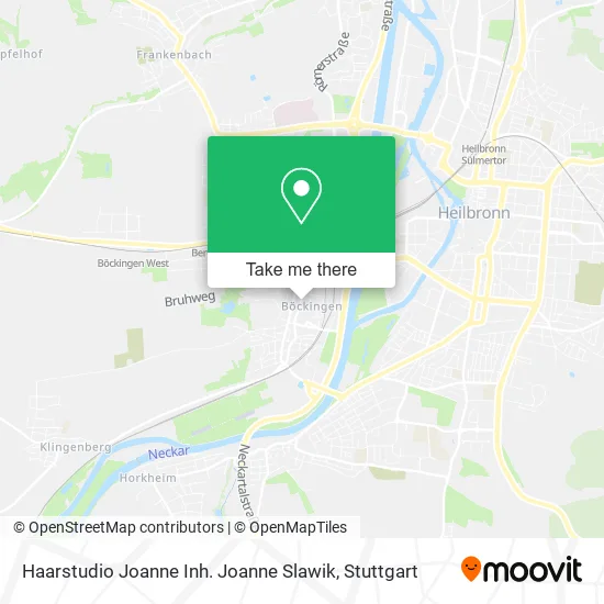 Карта Haarstudio Joanne Inh. Joanne Slawik