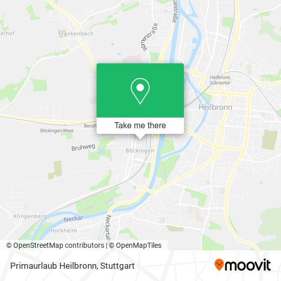 Primaurlaub Heilbronn map