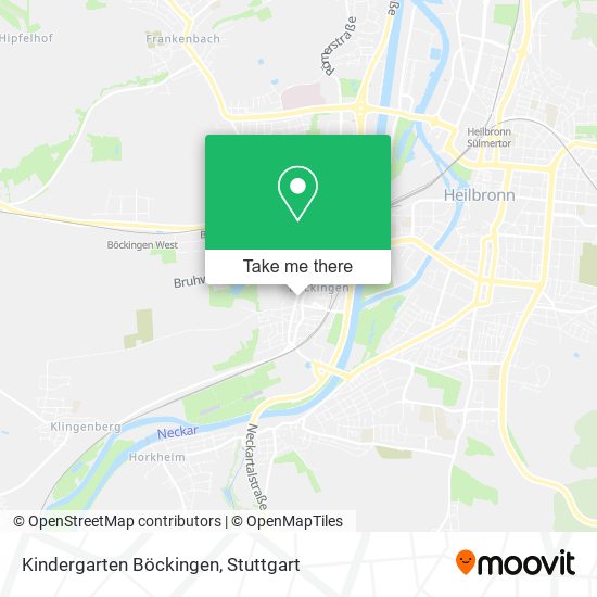 Kindergarten Böckingen map