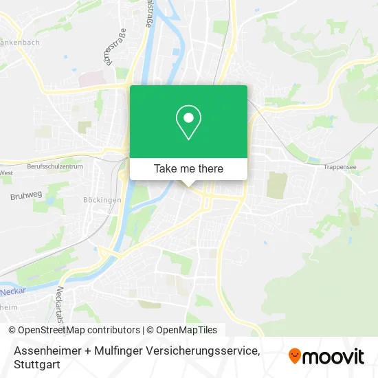 Карта Assenheimer + Mulfinger Versicherungsservice