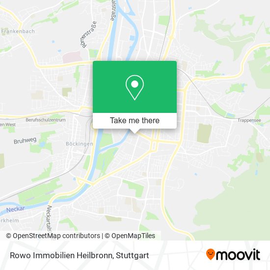 Rowo Immobilien Heilbronn map