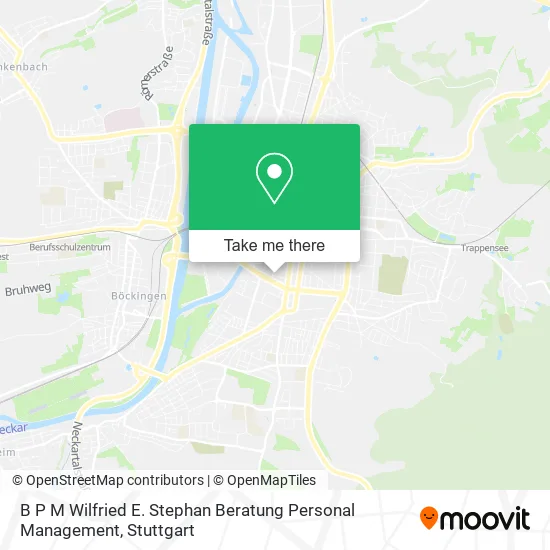 Карта B P M Wilfried E. Stephan Beratung Personal Management