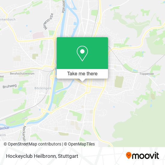 Hockeyclub Heilbronn map