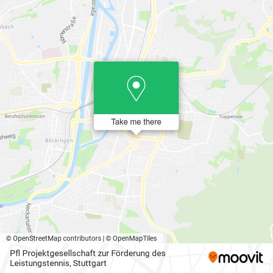 Pfl Projektgesellschaft zur Förderung des Leistungstennis map