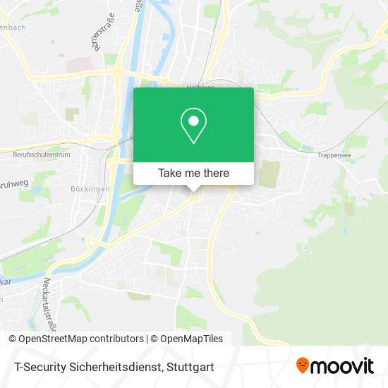 Карта T-Security Sicherheitsdienst