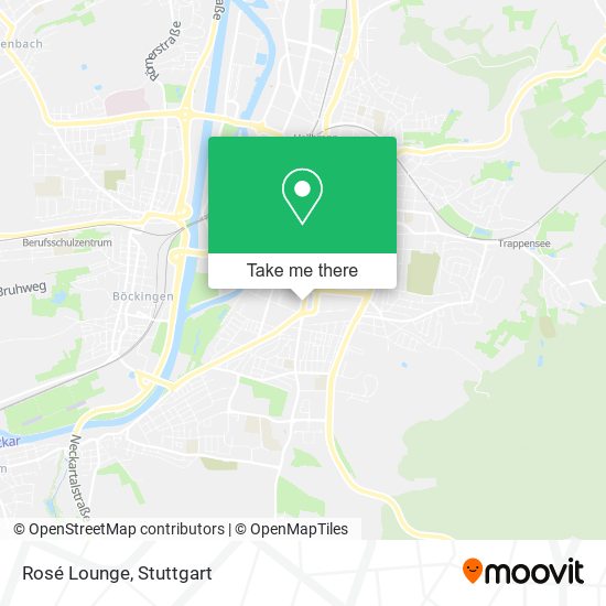 Rosé Lounge map
