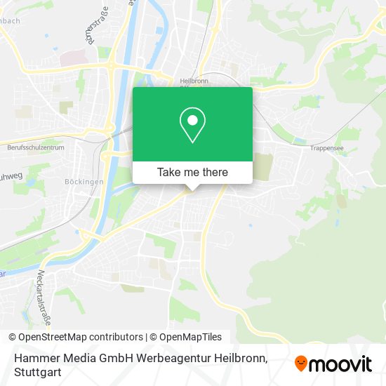 Карта Hammer Media GmbH Werbeagentur Heilbronn