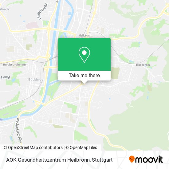 AOK-Gesundheitszentrum Heilbronn map