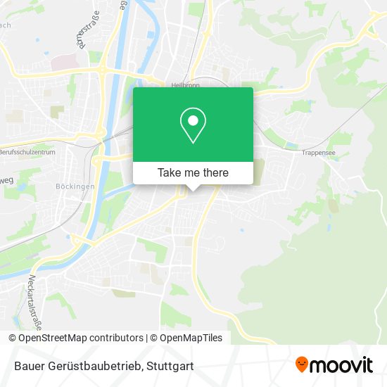 Bauer Gerüstbaubetrieb map