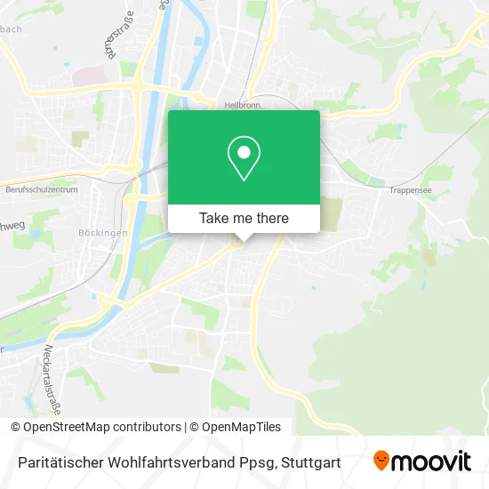 Карта Paritätischer Wohlfahrtsverband Ppsg