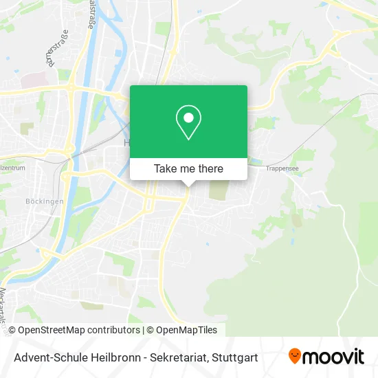 Карта Advent-Schule Heilbronn - Sekretariat