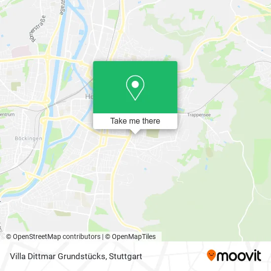 Карта Villa Dittmar Grundstücks