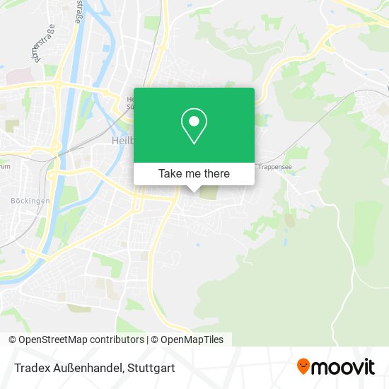 Tradex Außenhandel map