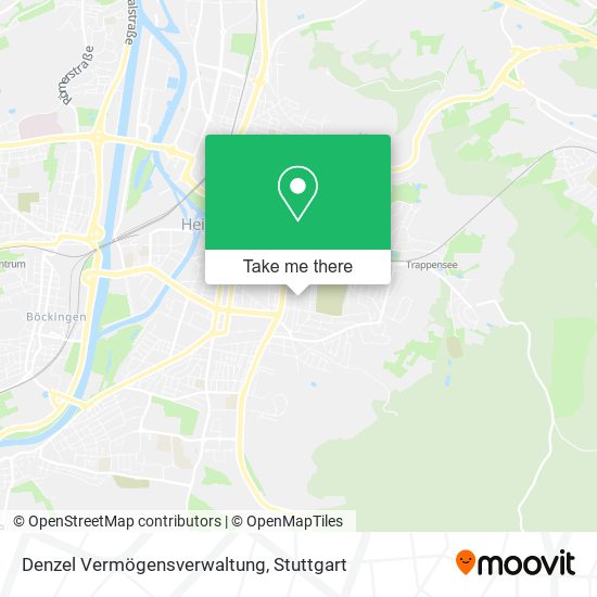 Denzel Vermögensverwaltung map