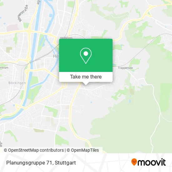 Карта Planungsgruppe 71
