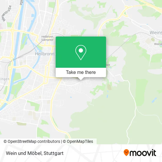 Карта Wein und Möbel