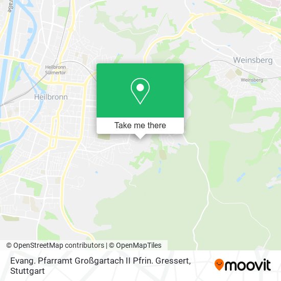 Evang. Pfarramt Großgartach II Pfrin. Gressert map