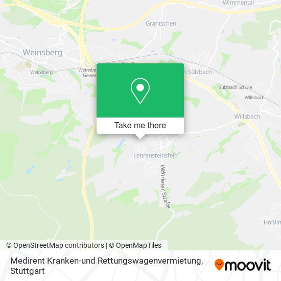 Medirent Kranken-und Rettungswagenvermietung map